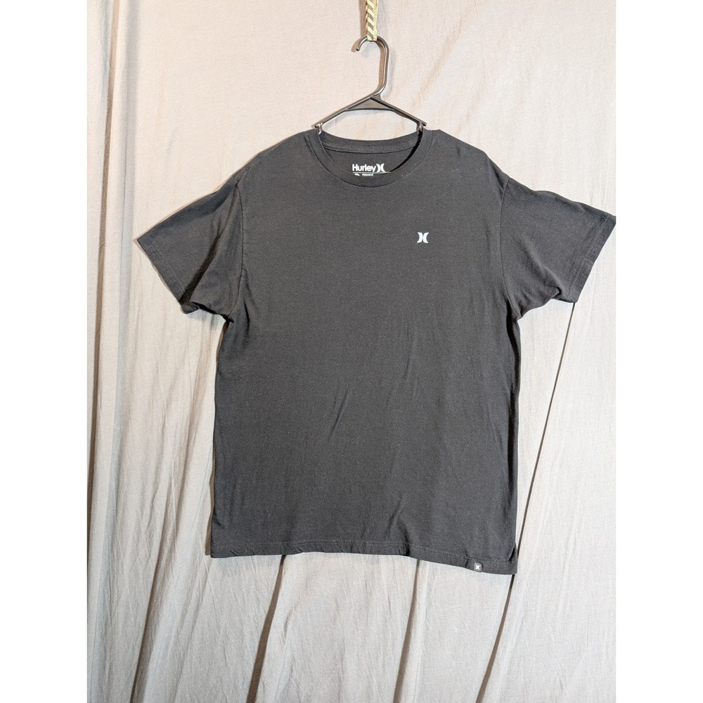 Hurley T-Shirt Men's Size Large Blackâ Graphic Logo Crew Neck